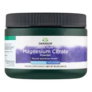 Swanson Cytrynian Magnezu, proszek, 244 g