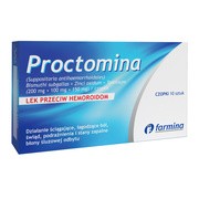 Proctomina, czopki, 10 szt.