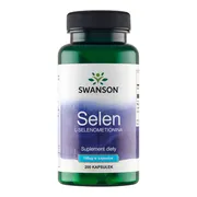 Swanson Selenium, kapsułki, 200 szt.
