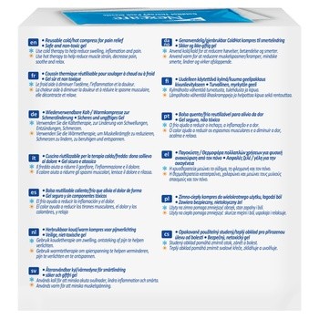 Nexcare ColdHot Therapy Pack Classic, zimno-ciepły okład żelowy wielokrotnego użytku, 11 cm x 26 cm, 1 szt.
