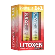 Zestaw Litoxen Senior, tabletki musujące, 20 szt. + Litoxen, tabletki musujące, 20 szt.
