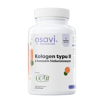 Osavi Kolagen typu II z kwasem hialuronowym, kapsułki, 60 szt.