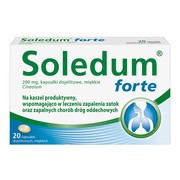 Soledum forte, 200 mg, kapsułki dojelitowe miękkie, 20 szt.