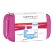 Zestaw Promocyjny Dermedic Hydrain 3, serum, 30 ml + krem, 50 g + płyn micelarny, 500 ml + kosmetyczka