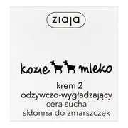 Ziaja Kozie Mleko, krem 2, odżywianie i wygładzanie do cery suchej, 50 ml