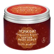 Yoskine Happiness Rituals, peeling cukrowy do ciała imbir, 300 g
