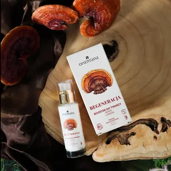 Orientana, booster regenerujący Reishi i Fioletowy Ryż na noc, 30 ml