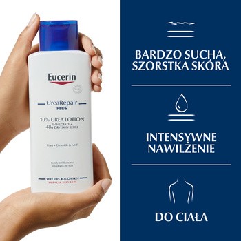 Eucerin UreaRepair PLUS, emulsja do ciała z 10% mocznikiem, do skóry bardzo suchej i szorstkiej, 250 ml