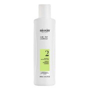 Nioxin System 2 Scalp +  Hair Conditioner, odżywka wzmacniająca włosy naturalne, z postępującym przerzedzeniem, 300 ml