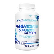 Allnutrition, Magnesium 5 Forms + B6 (P-5-P), kapsułki, 100 szt.