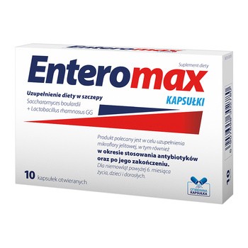 Enteromax, kapsułki, 10 szt.