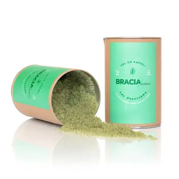 Bracia Mydlarze, sól do kąpieli ze spiruliną, Las deszczowy, 300 g