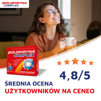 Polopiryna Complex, proszek w saszetkach do sporządzania roztworu doustnego, 12 szt.