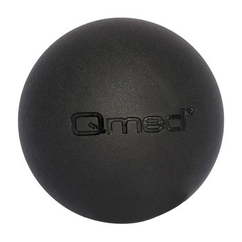 Qmed Lacrosse Ball, piłka do masażu punktowego, czarna, 1 szt.