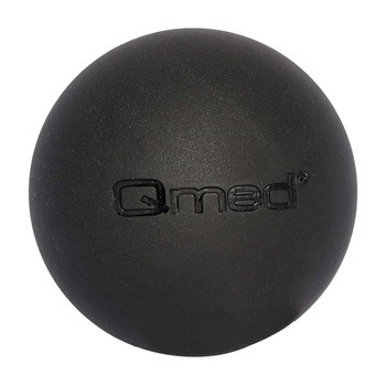 Qmed Lacrosse Ball, piłka do masażu punktowego, czarna, 1 szt.