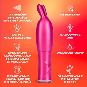 Durex Play 2w1 Vibe&Tease, wibrator i końcówka stymulująca, 1 zestaw