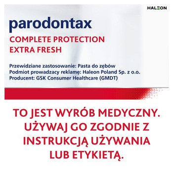 Parodontax Complete Protection Extra Fresh, pasta do zębów, 75 ml