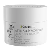 Nacomi, maska biało-czarna, 50 g