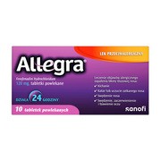 Allegra, 120 mg, tabletki powlekane, 10 szt.