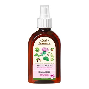 Green Pharmacy, eliksir ziołowy do włosów, wzmacniający, przeciw wypadaniu, 250 ml