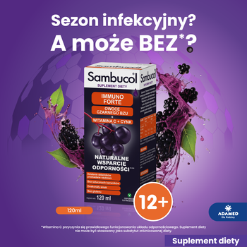 Sambucol Immuno Forte, płyn, 120 ml