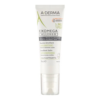 Aderma Exomega Allergo, balsam emolient, kosmetyk sterylny, 40 ml