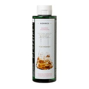 Korres, szampon przeciw wypadaniu włosów z cystyną i glikoproteinami dla kobiet, 250 ml