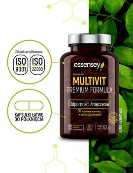 Essensey Multivit Premium Formula, kapsułki, 90 szt.