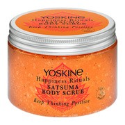 Yoskine Happiness Rituals, peeling cukrowy do ciała satsuma, 300 g