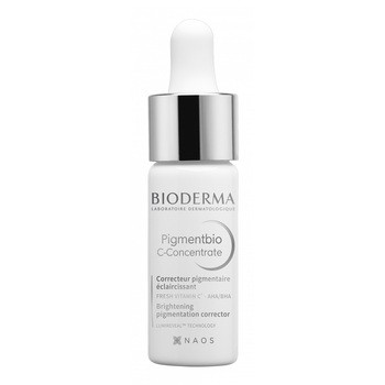 Bioderma Pigmentbio C-Concentrate, rozjaśniający koncentrat z witaminą C, redukujący przebarwienia, 15 ml