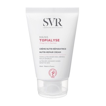 SVR Topialyse Mains, odżywczo-regenerujący krem do rąk, 50 ml
