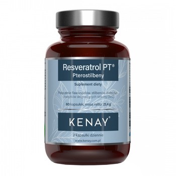 KENAY Resveratrol PT Pterostilbeny, kapsułki, 60 szt.
