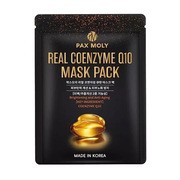 Pax Moly Real Coenzyme Q10 Mask Pack, maska w płachcie rewitalizująca z koenzymem Q10, 25 ml
