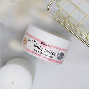 Nacomi, masło do ciała, waniliowe crème brulee, 100 ml