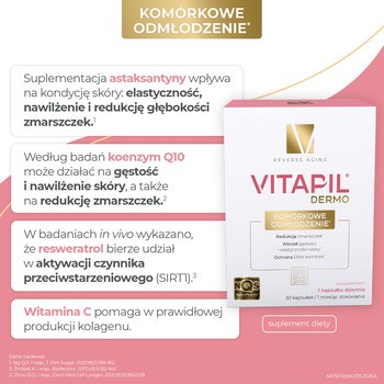 Vitapil Dermo Komórkowe Odmłodzenie, kapsułki, 30 szt.
