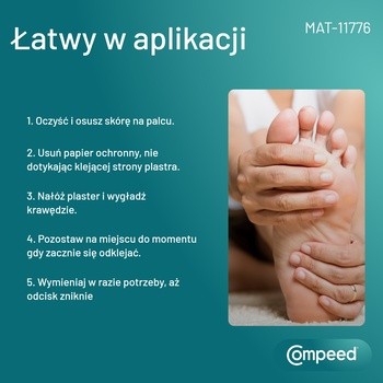 Plastry Compeed, na odciski nawilżające, 6 szt.