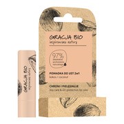 Gracja Bio, pomadka do ust 2w1, ochronno-pielęgnacyjna, kokos, 5 g