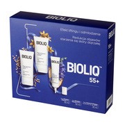 Zestaw Bioliq 55+, krem na dzień, 50 ml + krem na noc, 50 ml + krem do skóry wokół oczu, ust, 30 ml
