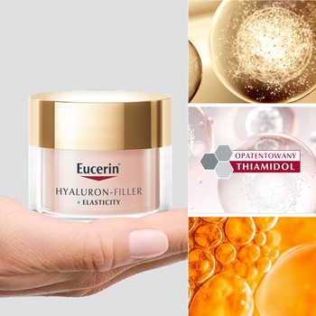 Eucerin Hyaluron Filler+Elasticity, różany krem na dzień SPF 30, 50 ml