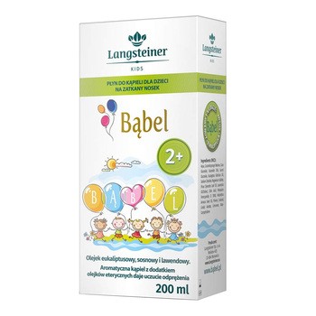 Bąbel, płyn do kąpieli na zatkany nosek dla dzieci, 200 ml