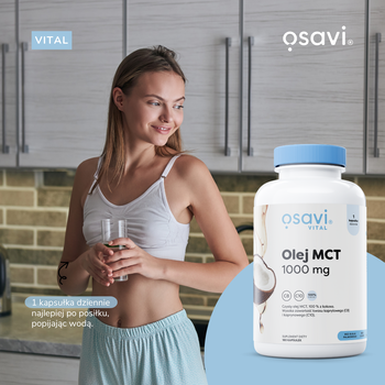 Osavi Olej MCT 1000 mg, kapsułki miękkie, 120 szt.