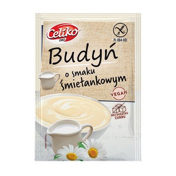 Celiko, budyń o smaku śmietankowym bez dodatku cukru, 40 g