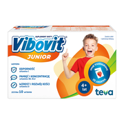 Vibovit Junior, proszek w saszetkach o smaku truskawkowym, 2 g, 30 szt.