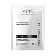 Apis Detox, Maska algowa detoksykująca z węglem z bambusa i jonizowanym srebrem, proszek, 20 g
