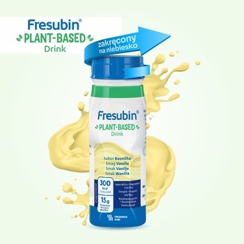 Fresubin Plant Based Drink, płyn o smaku waniliowym, 4 x 200 ml