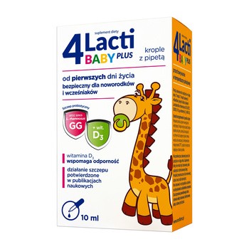 4Lacti Baby Plus, krople, 10 ml