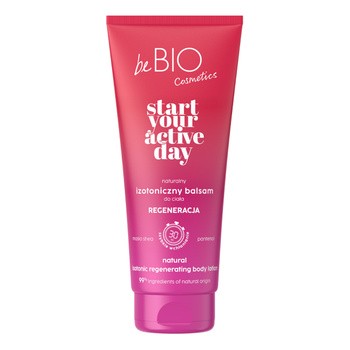 BeBio Start Your Active Day, balsam izotoniczny do ciała regeneracja, 200 ml