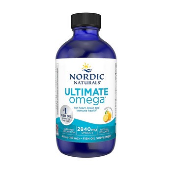 Nordic Naturals Ultimate Omega 2840 mg, płyn, smak cytrynowy, 119 ml