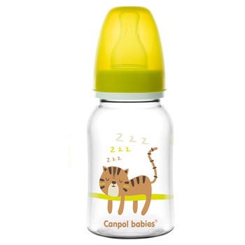 Canpol, butelka profilowana, wąskootworowa, 125 ml, 1 szt.