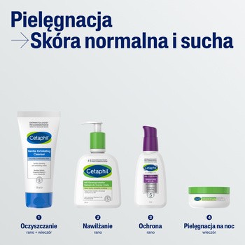 Cetaphil, delikatny żel oczyszczający do twarzy z peelingiem, 178 ml